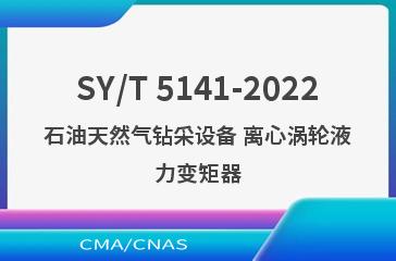 SY/T 5141-2022石油天然气钻采设备 离心涡轮液力变矩器