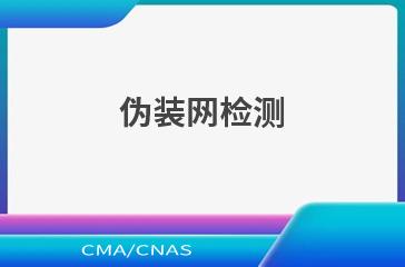 伪装网检测