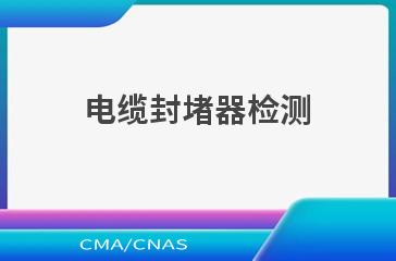 电缆封堵器检测