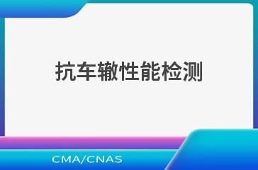 抗车辙性能检测