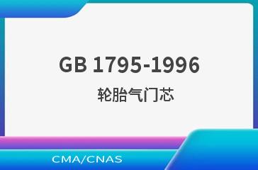 GB 1795-1996    轮胎气门芯